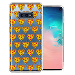 Samsung Galaxy 10e Pizza Hearts Polka dots Design Double Layer Phone Case Cover