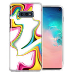 Samsung Galaxy S10e Rainbow Abstract Design Double Layer Phone Case Cover