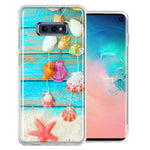 Samsung Galaxy S10e Seashell Wind chimes Design Double Layer Phone Case Cover