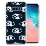 Samsung Galaxy S10e Starry Evil Eyes Design Double Layer Phone Case Cover