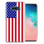Samsung Galaxy S10e USA American Flag  Design Double Layer Phone Case Cover