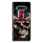 Samsung Galaxy S10e British UK Flag Skull Hybrid Protective Phone Case Cover