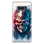 Samsung Galaxy S10e Cyberpunk Machine Headphones Skull Double Layer Phone Case Cover