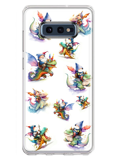 Samsung Galaxy S10e Cute Fairy Cartoon Gnomes Dragons Monsters Hybrid Protective Phone Case Cover