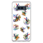 Samsung Galaxy S10e Cute Fairy Cartoon Gnomes Dragons Monsters Hybrid Protective Phone Case Cover
