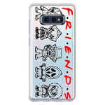 Samsung Galaxy S10e Cute Halloween Spooky Horror Scary Characters Friends Hybrid Protective Phone Case Cover