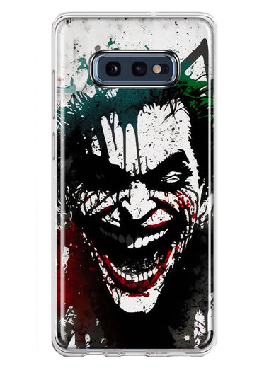 Samsung Galaxy S10e Laughing Joker Painting Graffiti Hybrid Protective Phone Case Cover