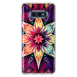 Samsung Galaxy S10e Mandala Geometry Abstract Star Pattern Hybrid Protective Phone Case Cover