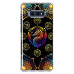 Samsung Galaxy S10e Mandala Geometry Abstract Dragon Pattern Hybrid Protective Phone Case Cover