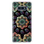 Samsung Galaxy S10e Mandala Geometry Abstract Elephant Pattern Hybrid Protective Phone Case Cover