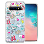 Samsung Galaxy S10 Plus Valentine's Day Candy Feels like Love Hearts Double Layer Phone Case Cover