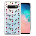 Samsung Galaxy S10 Plus Vintage Christmas Lights Design Double Layer Phone Case Cover