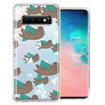 Samsung Galaxy S10 Cute Otter Design Double Layer Phone Case Cover