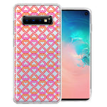 Samsung Galaxy S10 Plus Infinity Hearts Design Double Layer Phone Case Cover