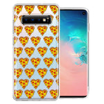 Samsung Galaxy 10 Pizza Hearts Polka dots Design Double Layer Phone Case Cover