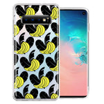 Samsung Galaxy S10 Tropical Bananas Design Double Layer Phone Case Cover