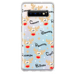 Samsung Galaxy S10 Red Nose Reindeer Christmas Winter Holiday Hybrid Protective Phone Case Cover