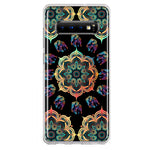 Samsung Galaxy S10 Mandala Geometry Abstract Elephant Pattern Hybrid Protective Phone Case Cover