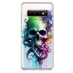 Samsung Galaxy S10 Plus Fantasy Octopus Tentacles Skull Hybrid Protective Phone Case Cover