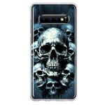 Samsung Galaxy S10 Plus Graveyard Death Dream Skulls Double Layer Phone Case Cover