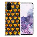 Samsung Galaxy S20 Plus Pizza Hearts Polka dots Design Double Layer Phone Case Cover