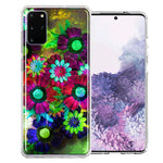 Samsung Galaxy S20 Colorful Daisies Design Double Layer Phone Case Cover