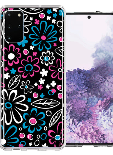 Samsung Galaxy S20 Plus Cute Daisies Design Double Layer Phone Case Cover