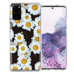 Samsung Galaxy S20 Plus Cute Daisy Flower Design Double Layer Phone Case Cover