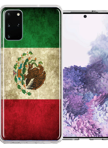 Samsung Galaxy S20 Mexico Flag Design Double Layer Phone Case Cover