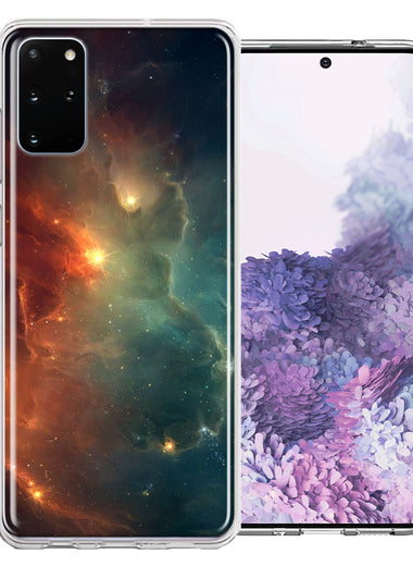 Samsung Galaxy S20 Plus Nebula Design Double Layer Phone Case Cover