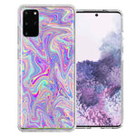 Samsung Galaxy S20 Plus Paint Swirl Design Double Layer Phone Case Cover