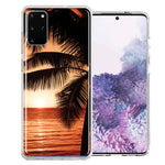 Samsung Galaxy S20 Paradise Sunset Design Double Layer Phone Case Cover