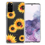 Samsung Galaxy S20 Sunflower Ladybug Design Double Layer Phone Case Cover