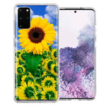 Samsung Galaxy S20 Sunflowers Design Double Layer Phone Case Cover