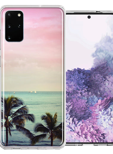 Samsung Galaxy S20 Plus Vacation Dreaming Design Double Layer Phone Case Cover