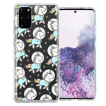 Samsung Galaxy S20 Plus Space Unicorns Design Double Layer Phone Case Cover
