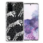 Samsung Galaxy S20 Plus Tiger Polkadots Design Double Layer Phone Case Cover