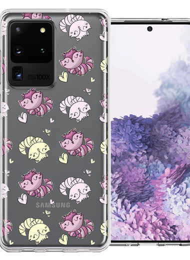 Samsung Galaxy S20 Ultra Cheshire Cat Design Double Layer Phone Case Cover