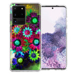 Samsung Galaxy S20 Ultra Colorful Daisies Design Double Layer Phone Case Cover