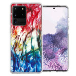 Samsung Galaxy S20 Ultra Land Sea Abstract Design Double Layer Phone Case Cover