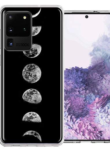 Samsung Galaxy S20 Ultra Moon Transitions Design Double Layer Phone Case Cover
