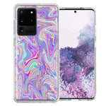 Samsung Galaxy S20 Ultra Paint Swirl Design Double Layer Phone Case Cover
