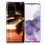 Samsung Galaxy S20 Ultra Paradise Sunset Design Double Layer Phone Case Cover