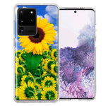 Samsung Galaxy S20 Ultra Sunflowers Design Double Layer Phone Case Cover