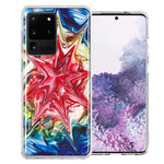 Samsung Galaxy S20 Ultra Tie Dye Abstract Design Double Layer Phone Case Cover