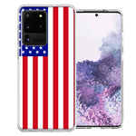 Samsung Galaxy S20 Ultra USA American Flag  Design Double Layer Phone Case Cover
