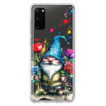 Samsung Galaxy S20 Gnome Red Purple Blue Roses Garden Hybrid Protective Phone Case Cover