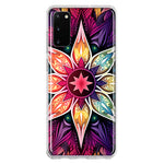 Samsung Galaxy S20 Mandala Geometry Abstract Star Pattern Hybrid Protective Phone Case Cover