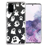 Samsung Galaxy S20 Plus Halloween Spooky Ghost Design Double Layer Phone Case Cover