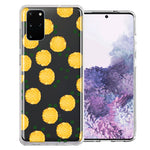 Samsung Galaxy S20 Plus Tropical Pineapples Polkadots Design Double Layer Phone Case Cover